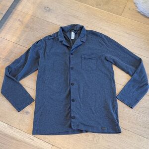 Men's Hanro Blue Sleep Shirt